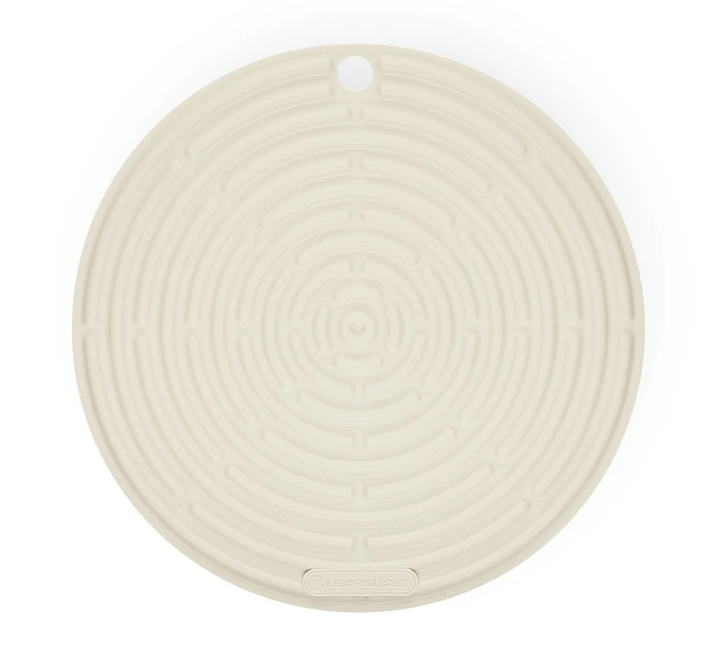 Le Creuset Topflappen Rund Silikon Meringue