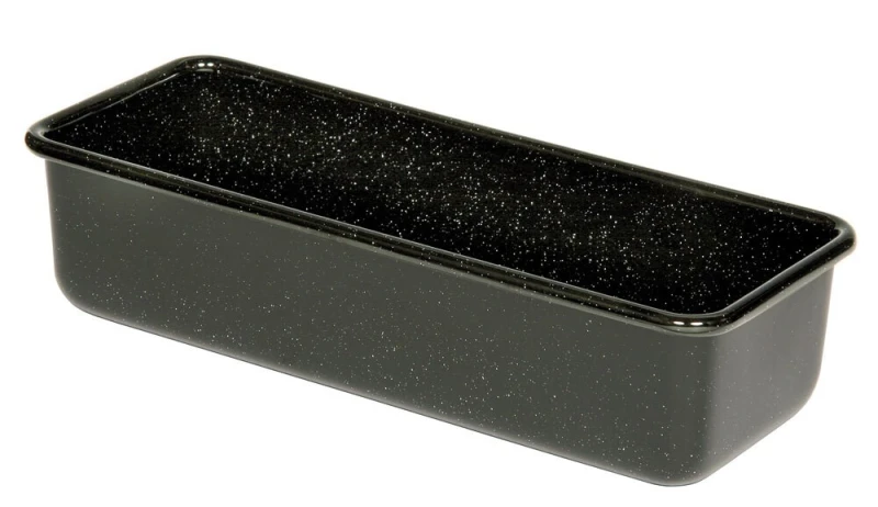 Riess Brotbackform Emaille Schwarz Königskuchenform 30/10 1,70 l
