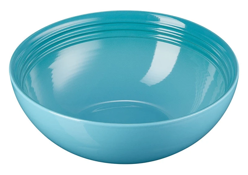 Le Creuset Salatschüssel Steinzeug Karibik 24cm