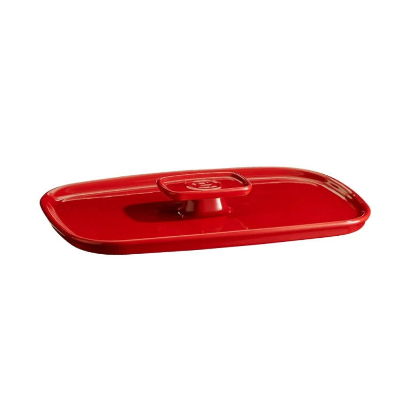 Emile Henry Deckel HR® ceramic für Gratinform Rot 25cm