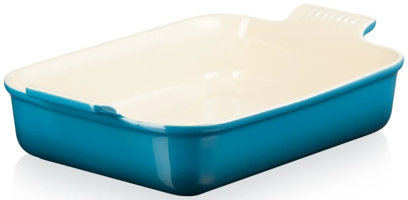 Le Creuset Auflaufform Tradition Steinzeug Deep Teal 19cm