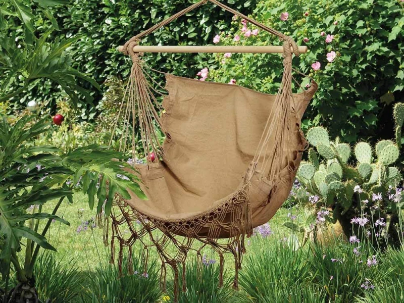 Hängesessel Bequem Fransen Hängestuhl Boho Style Outdoor Camping