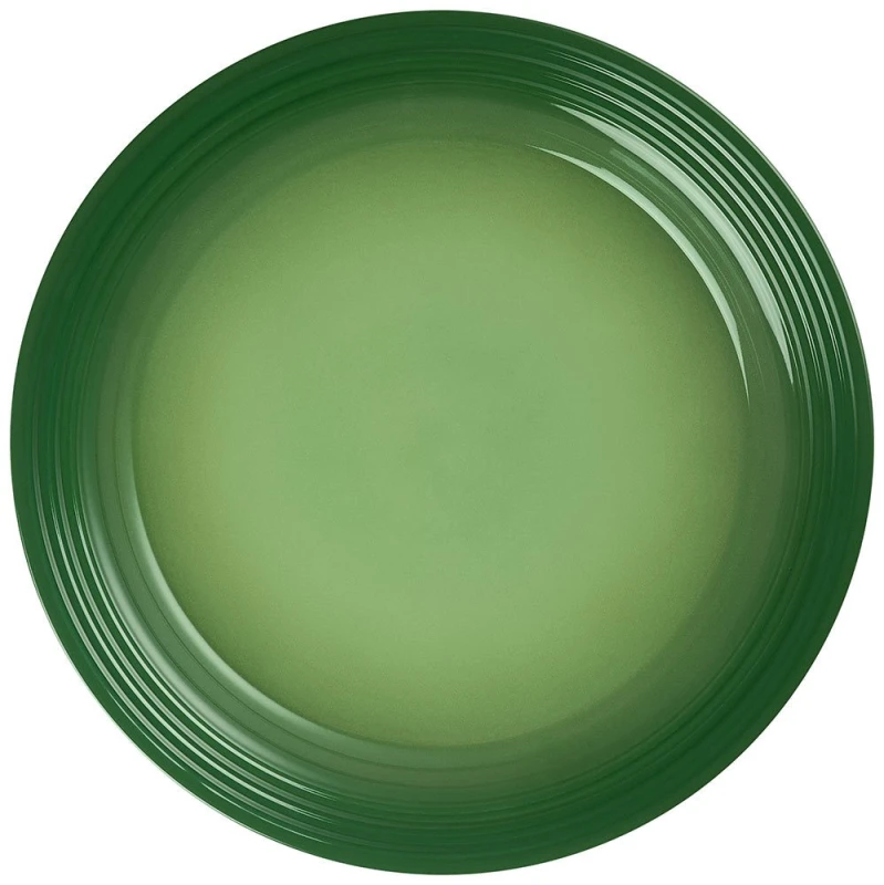 Le Creuset Speiseteller Steinzeug Bamboo Green 27cm