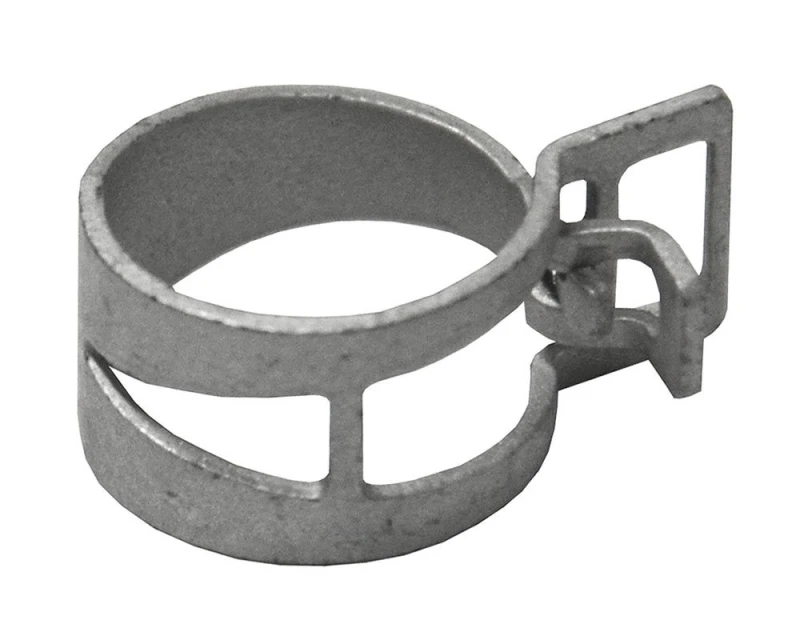 Lilie Federbandschelle vorgespannt WeißGELB AD-Ø 15