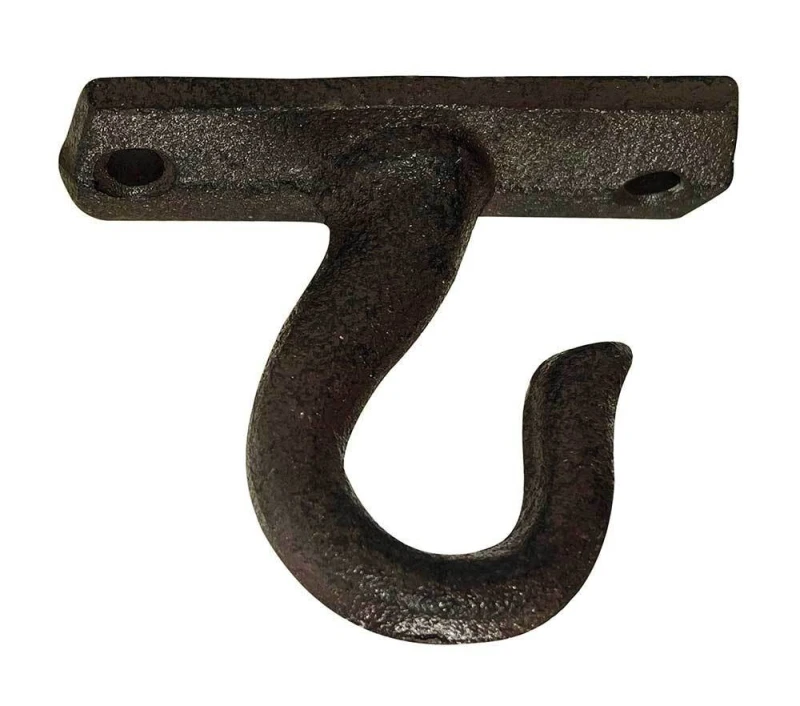 Deckenhaken Wandhaken Rustikal Wandhalterung Gusseisen Antik-Stil Braun 5cm