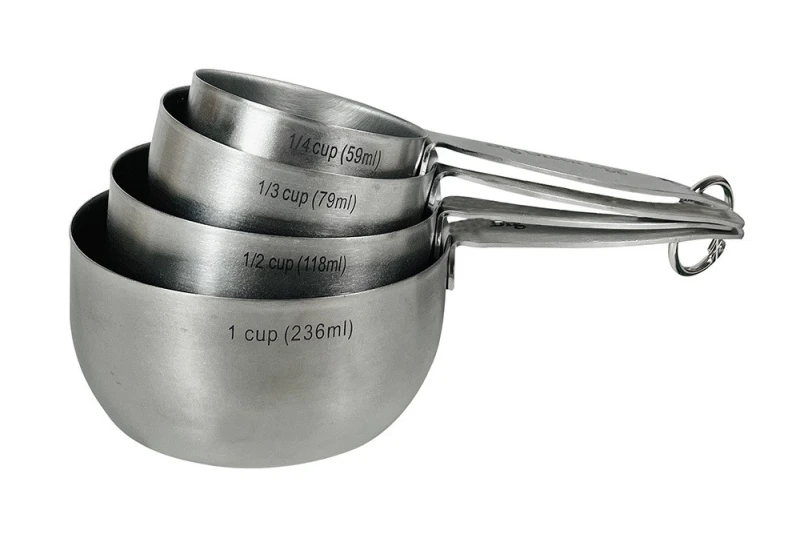 Big Green Egg Messbecher Edelstahl 4er-Set