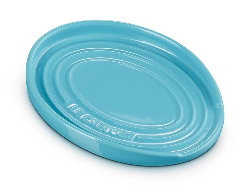 Le Creuset Kochlöffelablage Oval Kochlöffelhalter Steinzeug Karibik