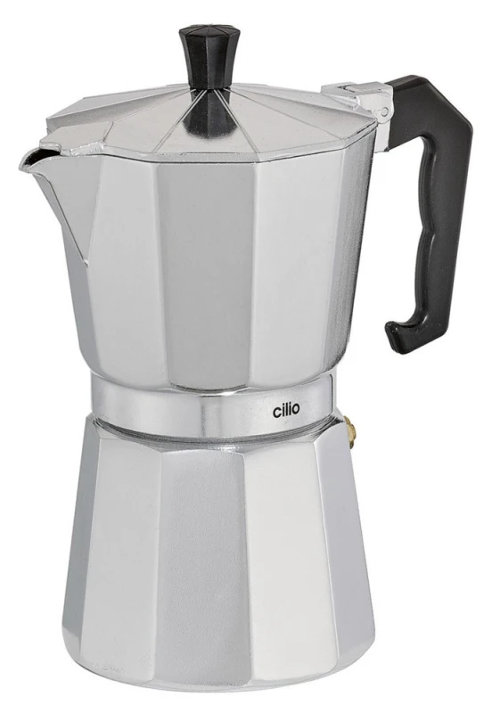 Cilio Espressokocher CLASSICO Aluminium 6 Tassen