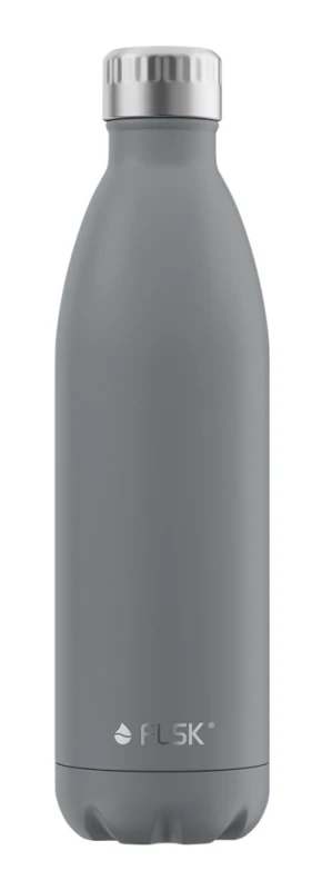 FLSK Trinkflasche Stone Isolierflasche Grau 500 ml