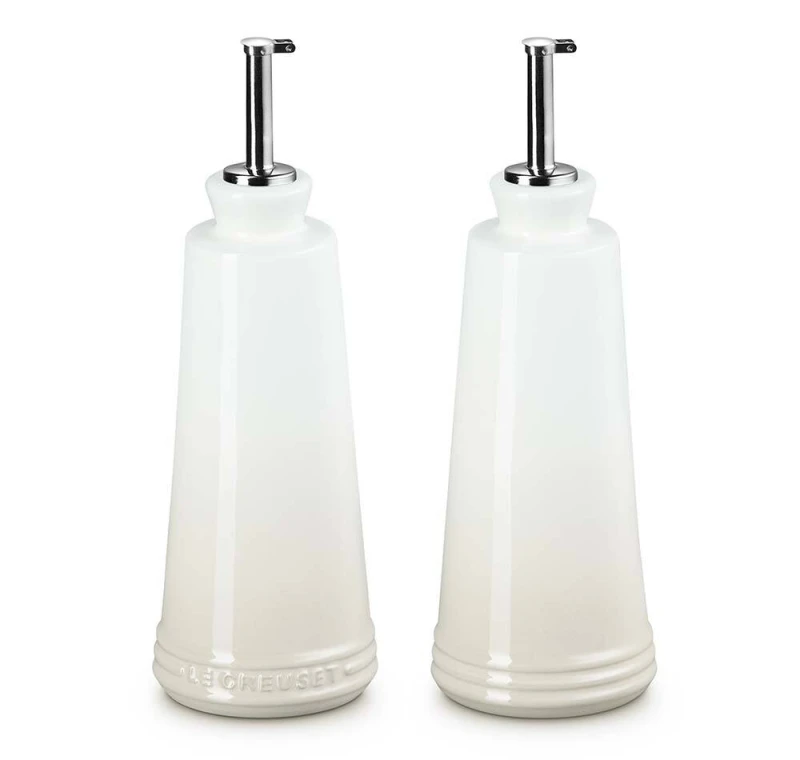Le Creuset Essig und Öl Set Steinzeug Meringue