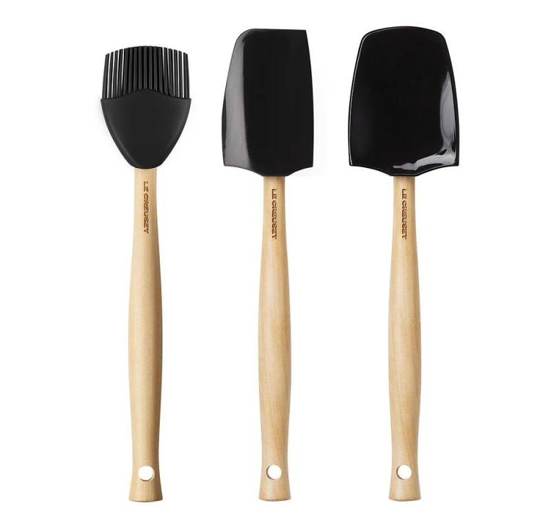 Le Creuset Kochkellen-Set 3-tlg. Craft Schwarz