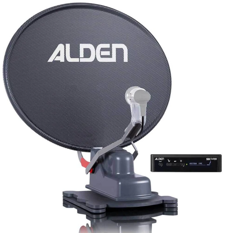 Alden Onelight 60 HD Platinium mit S.S.C. HD-Steuermodul - Camping Sat-Anlage SINGLE LNB