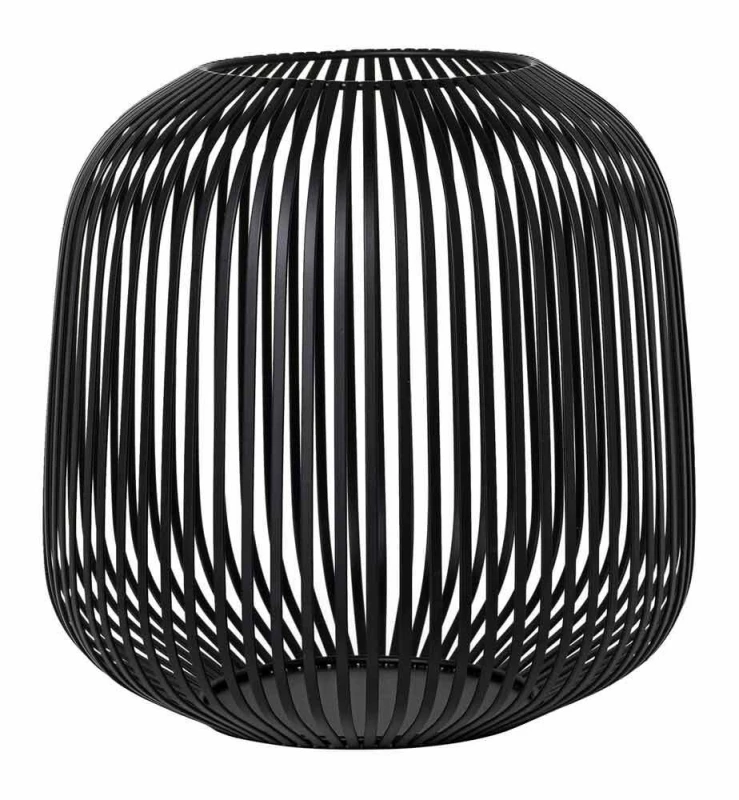 blomus Laterne LITO schwarz Windlicht black M