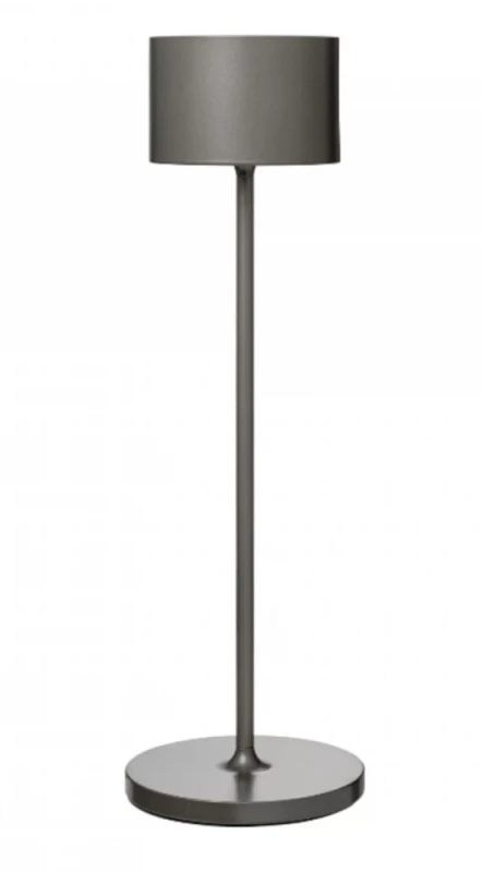blomus Tischleuchte FAROL kabellos dimmbar LED Akku Outdoor Burned Metal