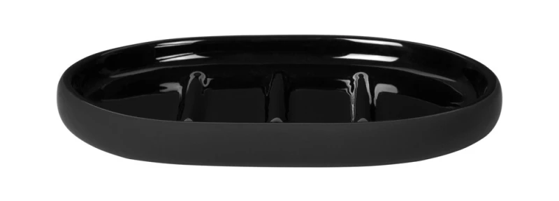 blomus Seifenschale SONO schwarz 13cm Keramik black