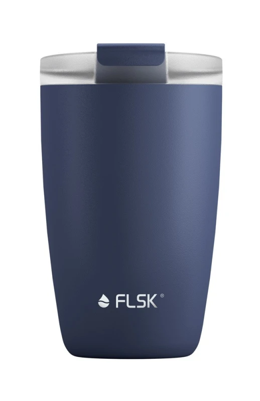 FLSK CUP Kaffeebecher Midnight Blau Coffee to go-Becher 350 ml