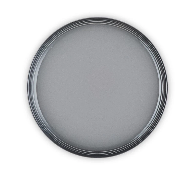 Le Creuset Frühstücksteller Coupe Steinzeug Flint Grau 22cm