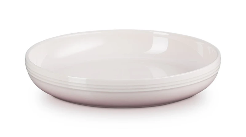 Le Creuset Suppenteller Coupe Steinzeug Shell Pink 22cm