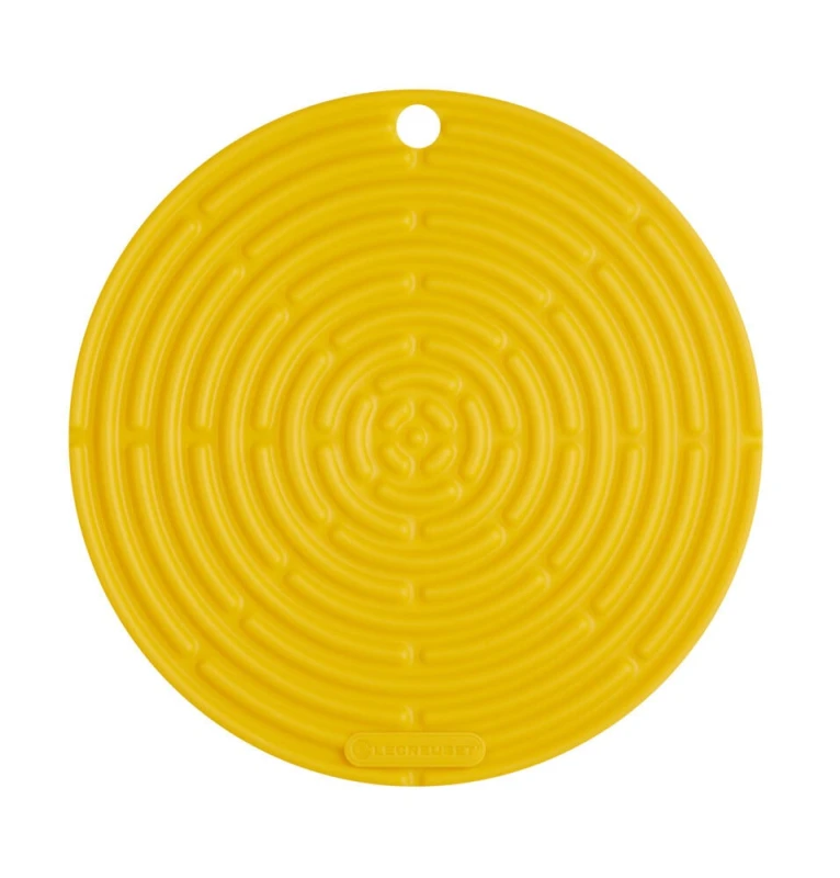Le Creuset Topflappen Rund Silikon Nectar Gelb