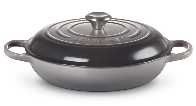 Le Creuset Gourmet-Profitopf Signature Gusseisen Flint Grau 30cm