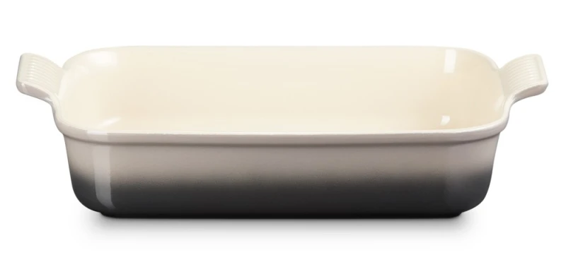 Le Creuset Auflaufform Tradition Steinzeug Flint Grau 32 cm