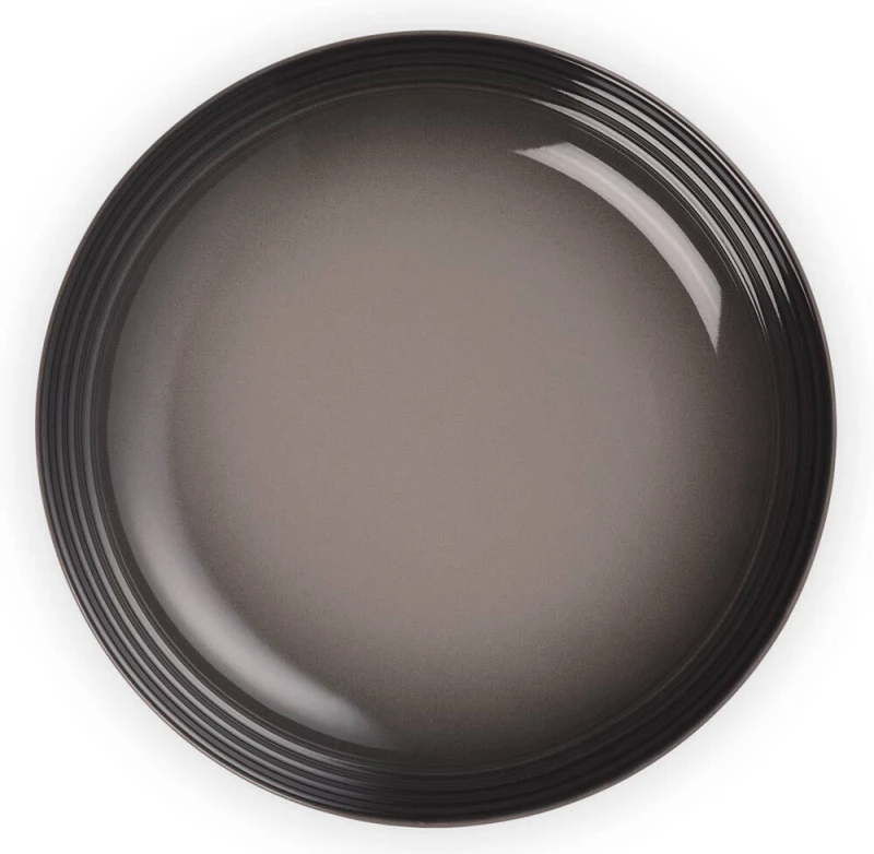 Le Creuset Frühstücksteller Steinzeug Flint Grau 22cm
