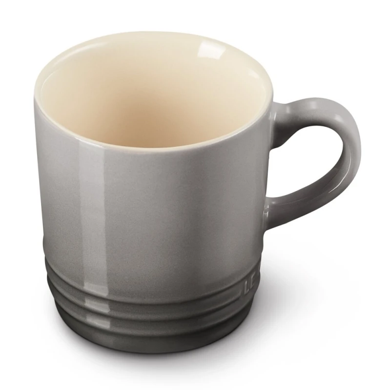Le Creuset Tasse Becher Steinzeug Flint Grau 350 ml