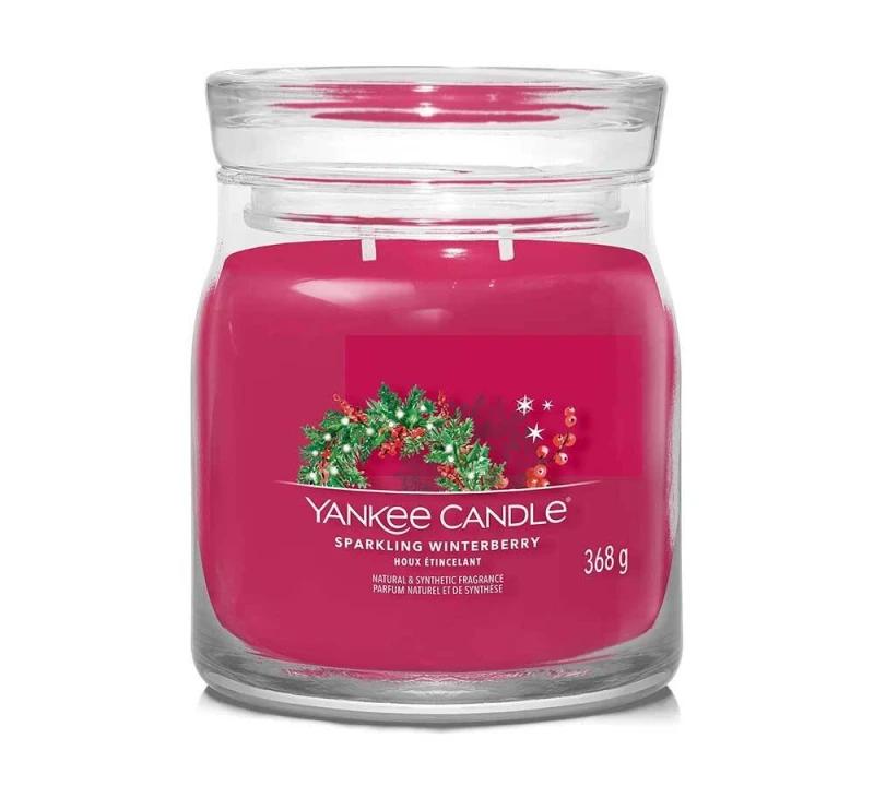Yankee Candle Duftkerze Signature Sparkling Winterberry 368 g