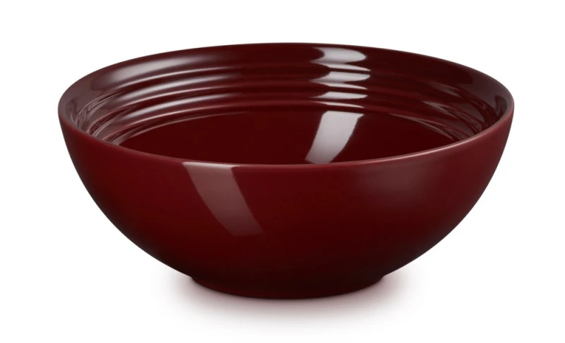 Le Creuset Müslischale Steinzeug Garnet (Rhone) Bordeaux-Rot 16cm