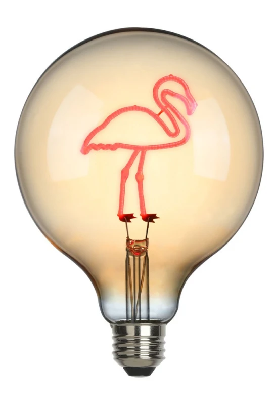 Sompex Flamingo Rosa LED Filament Leuchtmittel Glühbirne E27