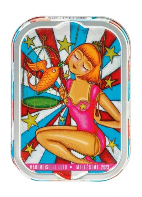 La Perle des Dieux Jahrgangssardinen Lulu 2023 in Olivenöl - Dose 115 g