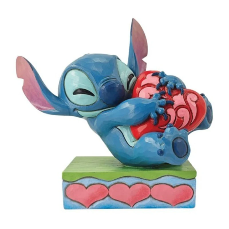 DISNEY Figur Stitch mit Herz Heart Struck Lilo & Stitch by Jim Shore 13 cm