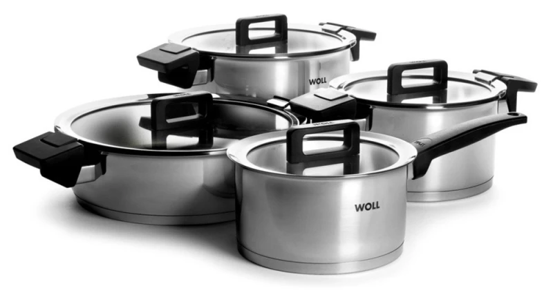 Woll Topfset Concept 4-teilig mit Deckel Edelstahl Induktion Ø 18,20,24,28 cm
