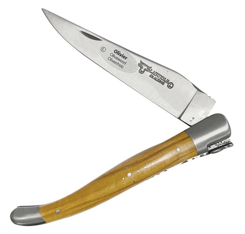 Laguiole en Aubrac Taschenmesser Olivenholz (Olivier) 12 cm