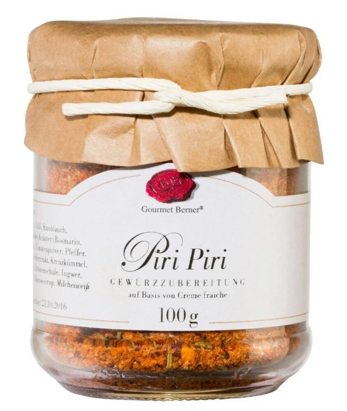 Gourmet Berner Piri Piri Dip Gewürzmischung für Créme Fraîche 100g