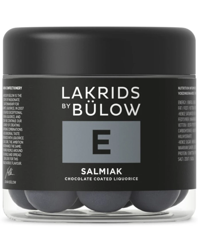 Lakrids by Bülow - E - Salmiak - Schokoladen-Lakritz Small 115 g