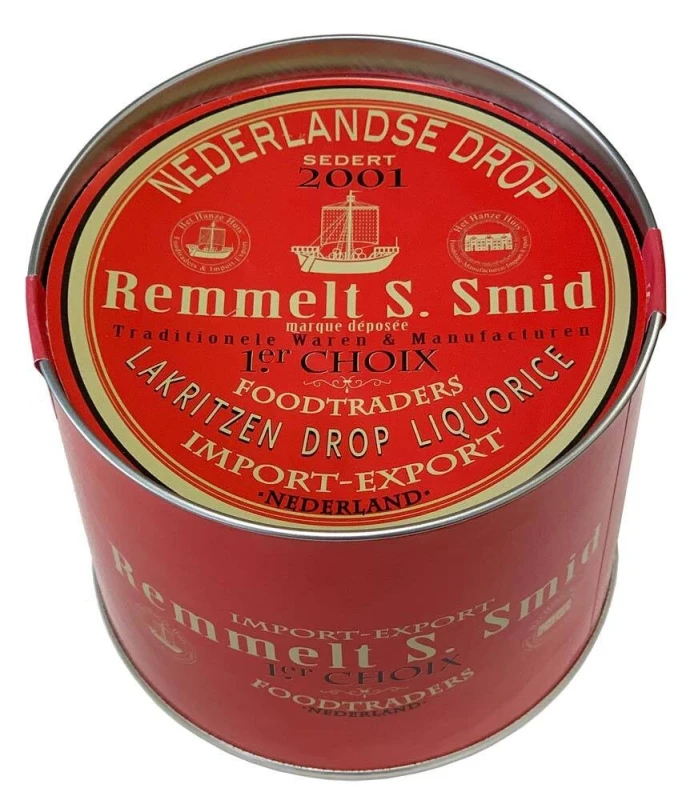 Remmelt S. Smid Weiche Gesalzene Lakritz Heringe Pastillen Vorratsdose 450 g