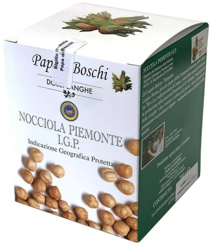 Papa dei Boschi Haselnüsse Piemont Geröstet Karton 200 g