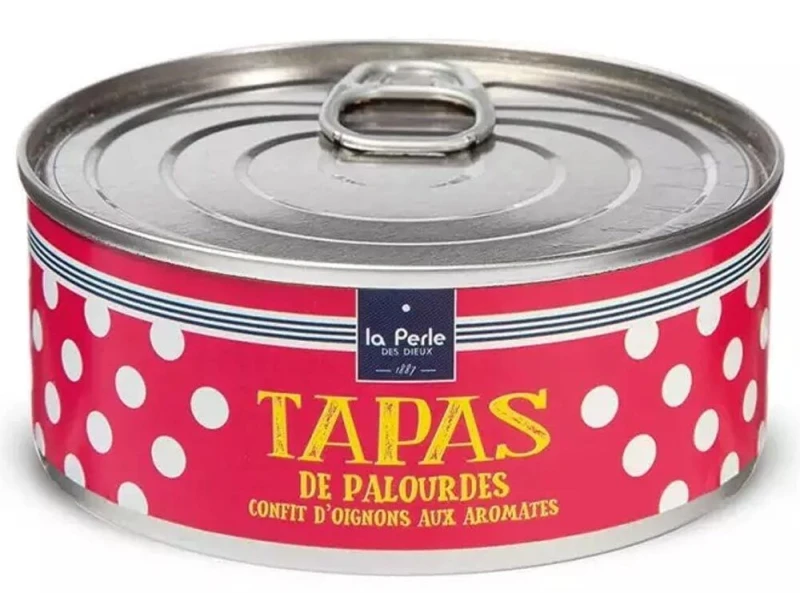 La Perle des Dieux Tapas von Venusmuscheln mit Zwiebelconfit - Dose 215 g