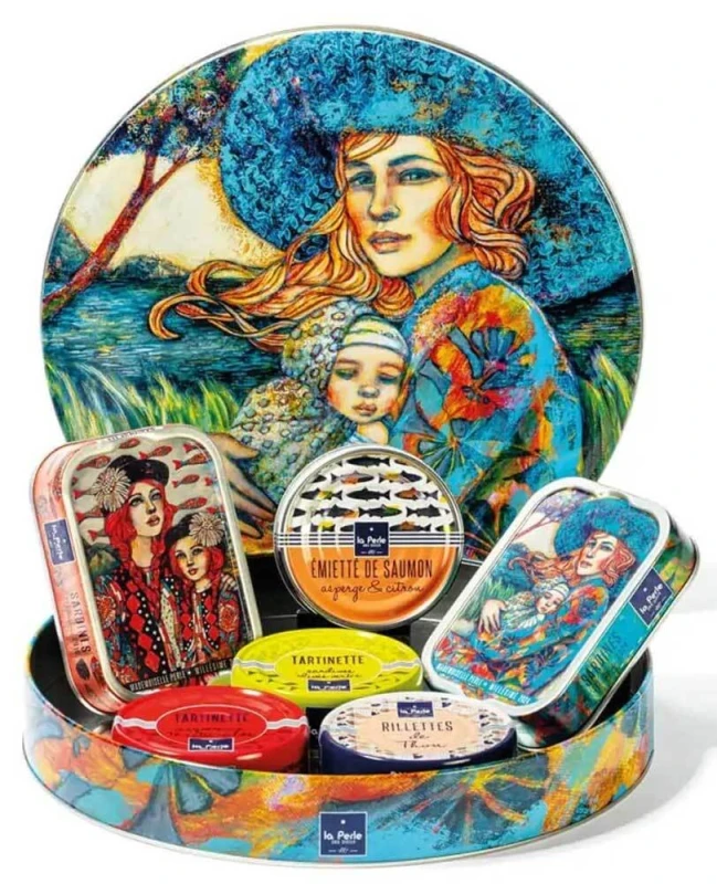 La Perle des Dieux Geschenkset Sardinen u. Fischspezialitäten Perle - D. Cossais