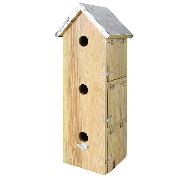 Vogelhaus Spatzenvilla Vogelfutterhaus Nistkasten Holz 51cm