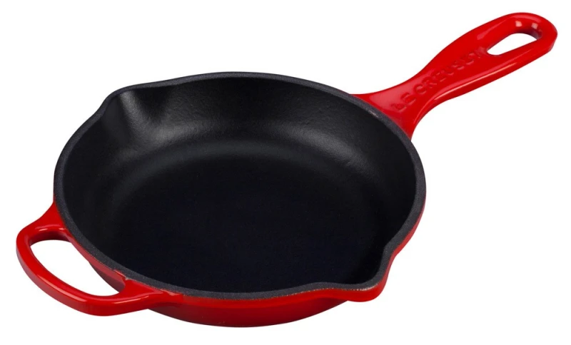 Le Creuset Brat- und Servierpfanne Gusseisen Kirschrot 16cm