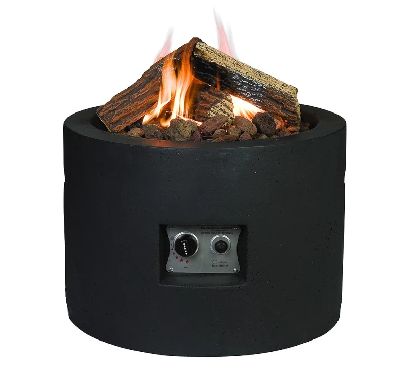 Happy Cocooning Feuertisch rund schwarz Ø 610 mm