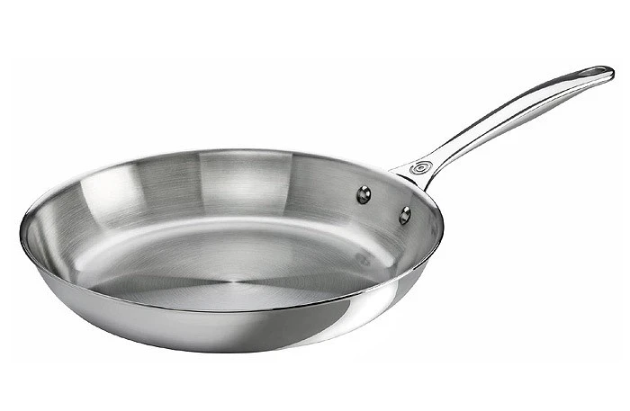 Le Creuset Pfanne Flach 3-Ply PLUS Edelstahl 30cm