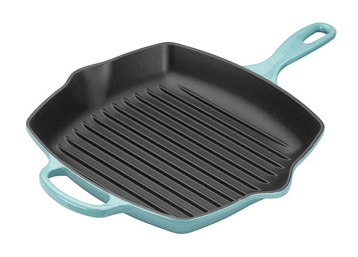 Le Creuset Grillpfanne Quadratisch Signature Gusseisen Karibik 26cm
