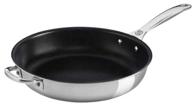 Le Creuset Bratpfanne 3-Ply PLUS Edelstahl Antihaft 28cm