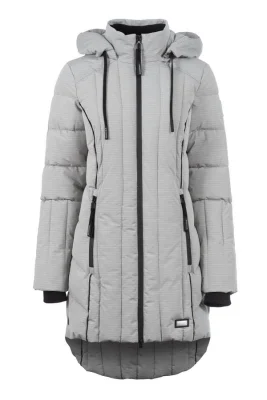 Soquesto Wintermantel OmaraSOQ stone grey