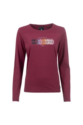 Soquesto Langarmshirt OliaSOQ merlot