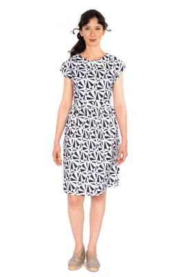 einfach Schön Kleid Birgit blau