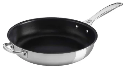 Le Creuset Bratpfanne 3-Ply PLUS Edelstahl Antihaft 32cm